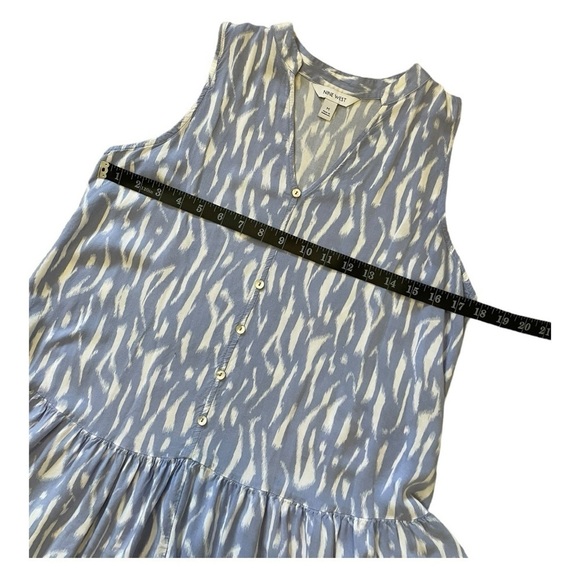 Nine West Blue White Women’s Juniors Sundress Mediun - Picture 6 of 6